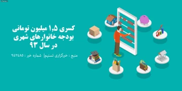 کسری ۱.۵ میلیون تومانی بودجه خانوارهای شهری در سال ۹۳