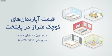 قیمت آپارتمان‌های کوچک متراژ در پایتخت